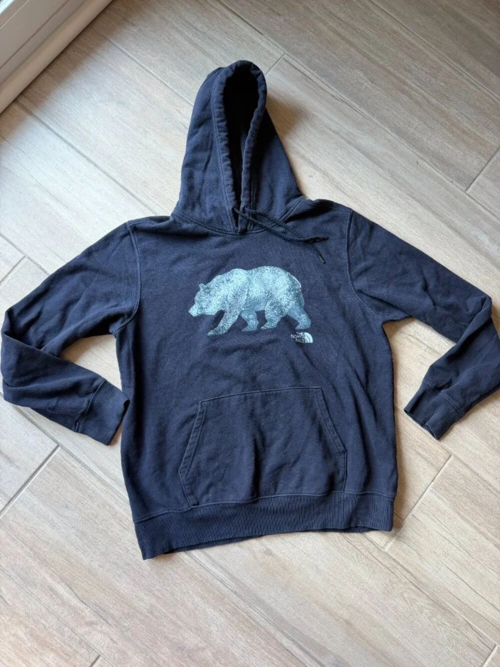 The North Face Black Grizzly Bear Graphic Hoodie - Men’s Size L